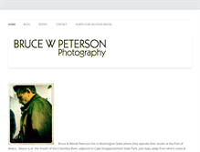 Tablet Screenshot of brucewpeterson.com